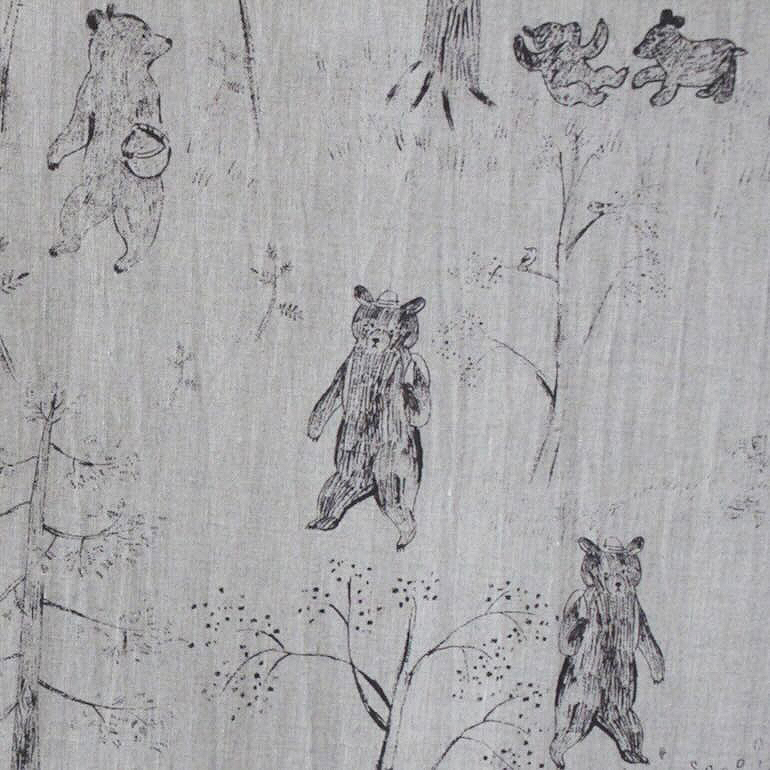 前田まゆみ原画のリネンプリント